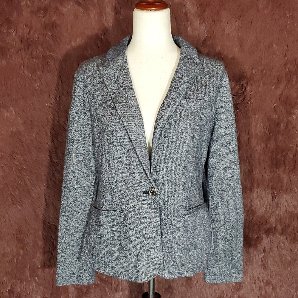 Tommy Hilfiger Blue Gray Blazer